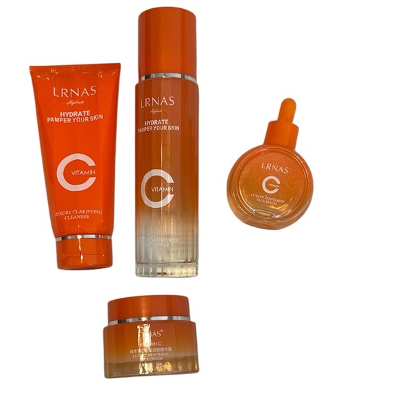 Lrnas Other - NWOT Lrnas organic Vitamin C Skincare Set with cleanser  toner serum moisturizer